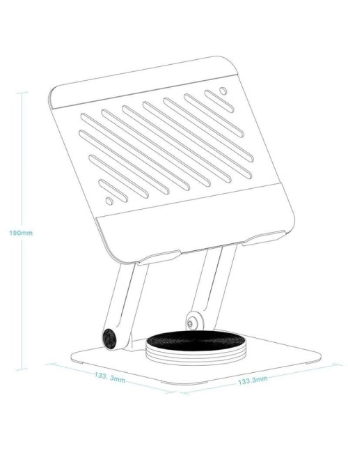 Soporte para Tablet TooQ PH-NARVI-G/ Gris