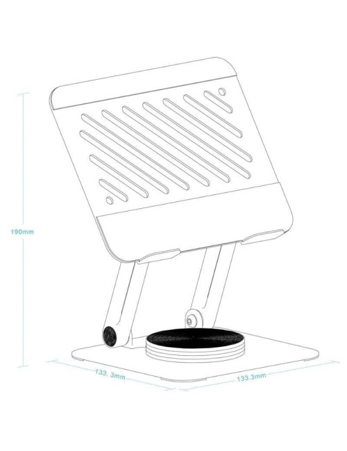 Soporte para Tablet TooQ PH-NARVI-S/ Plata