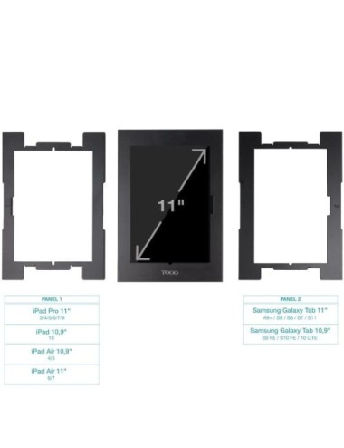 Marco Antirrobo para Tablet TooQ TQATTE2601-S-B/ Negro
