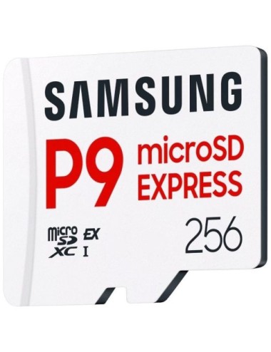 Tarjeta de Memoria Samsung P9 Express 256GB microSD XC/ Clase 10/ 800MBs