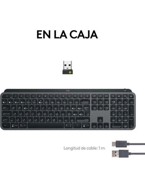 Teclado Inalámbrico por Bluetooth Logitech MX Keys S