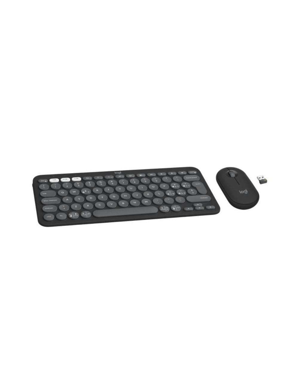 Teclado y Ratón Inalámbricos Logitech Pebble 2 Combo