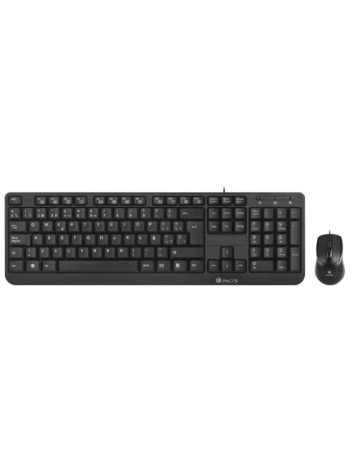Teclado y Ratón NGS Cocoa KIT/ Portugués