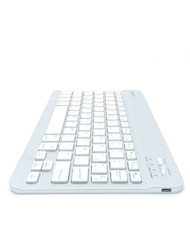 Teclado Compacto Inalámbrico Subblim Smart/ Plata