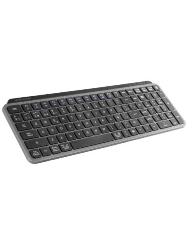 Teclado Compacto Inalámbrico Mars Gaming MK-SILENKEYS/ Negro