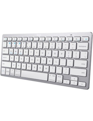 Teclado Compacto Inalámbrico Trust 24654/ Plata
