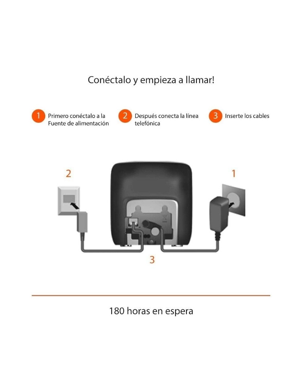 Teléfono Inalámbrico Gigaset CL390/ Gris