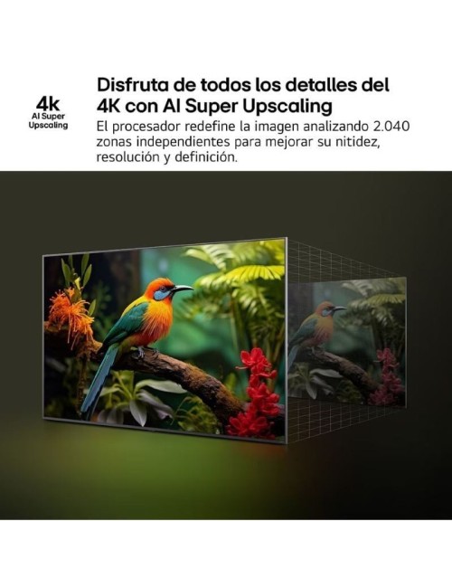 Televisor LG QNED 43QNED84A6C 43'/ Ultra HD 4K/ Smart TV/ WiFi