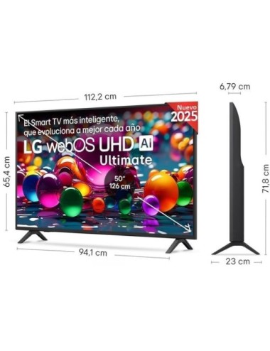 Televisor LG UHD 50UA74006LB 50'/ Ultra HD 4K/ Smart TV/ WiFi