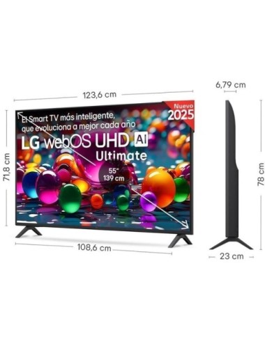 Televisor LG UHD 55UA74006LB 55'/ Ultra HD 4K/ Smart TV/ WiFi