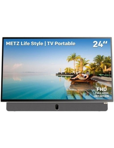 Televisor Portable Metz 24MPE7000Z 24'/ Full HD/ Smart TV/ WiFi