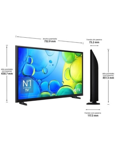 Televisor Samsung TU32F6005FK 32'/ Full HD/ Smart TV/ WiFi