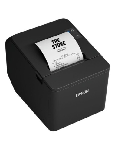 Impresora de Tickets Epson TM-T20IVEN/ Térmica/ Ancho papel 80mm/ USB-RS232-Ethernet/ Negra