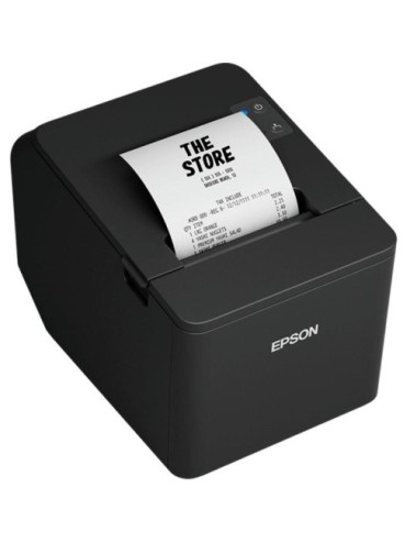 Impresora de Tickets Epson TM-T20IV/ Ancho papel 80mm/ USB-RS232/ Negra