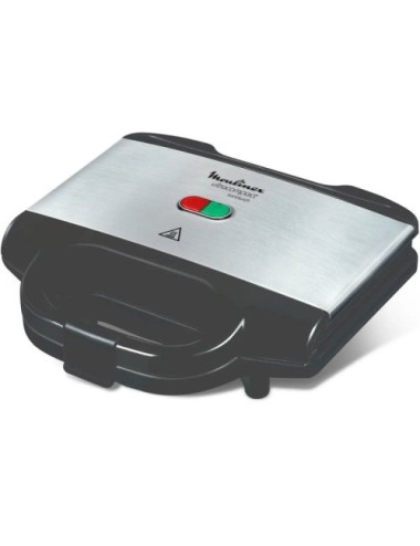 Sandwichera Moulinex SM156/ 700W/ para 2 sandwiches