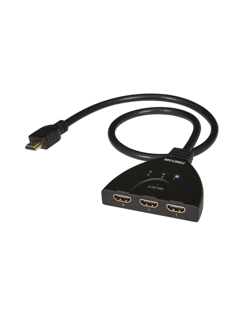 Switch HDMI 3 en 1 Fonestar FO-513/ 3xHDMI