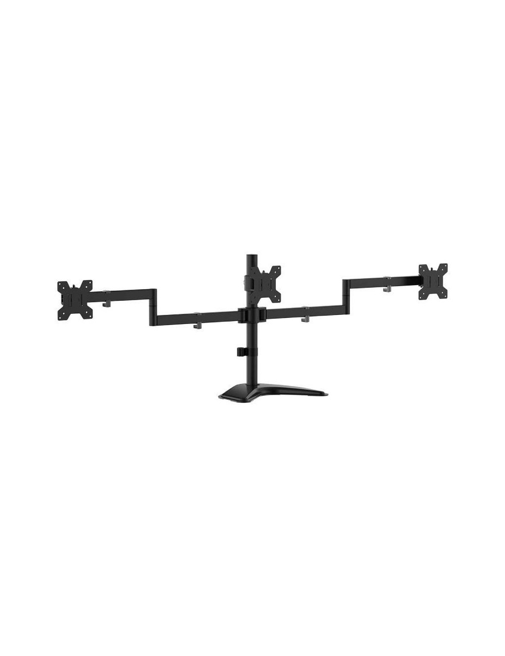 Soporte de Sobremesa para 3 Monitores Aisens DT27TSR-287/ Giratorio/ Inclinable/ hasta 10kg