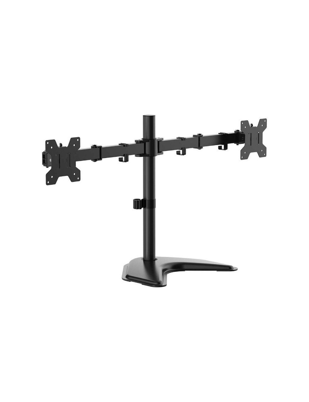 Soporte de Sobremesa para 2 Monitores Aisens DT32TSR-285/ Giratorio/ Inclinable/ hasta 10kg