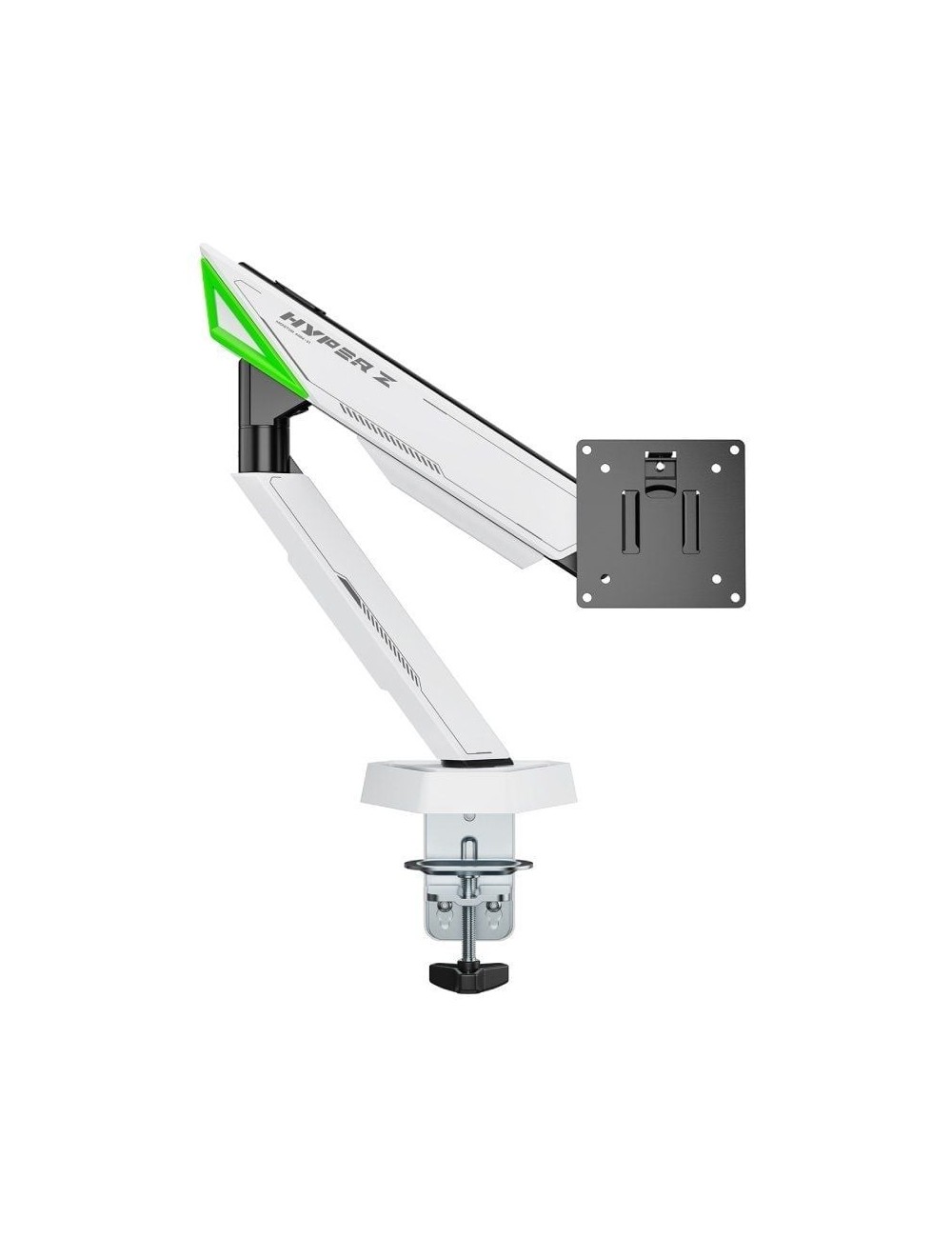 Soporte de Mesa Gaming con Contrapeso para Monitor Aisens DT49TSR-343/ Giratorio/ Inclinable/ hasta 16kg