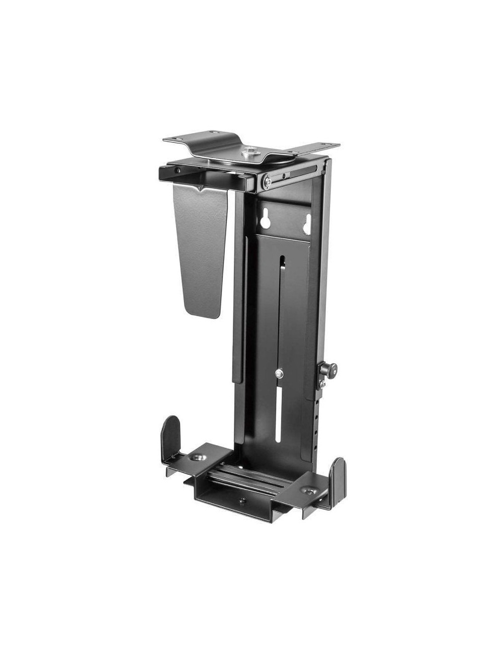 Soporte Bajo Mesa/de Pared Aisens MPC04-203 para PC/ Antirrobo/ hasta 10kg