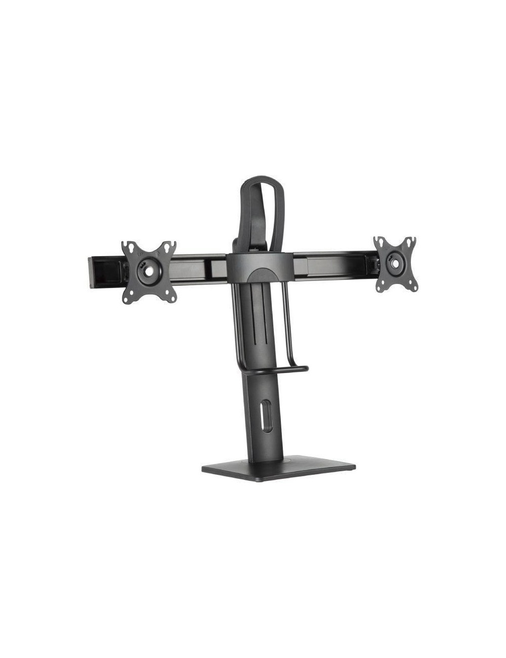 Soporte de Sobremesa con Contrapeso para 2 Monitores Aisens DT27TSR-065/ Giratorio/ Inclinable/ hasta 6kg