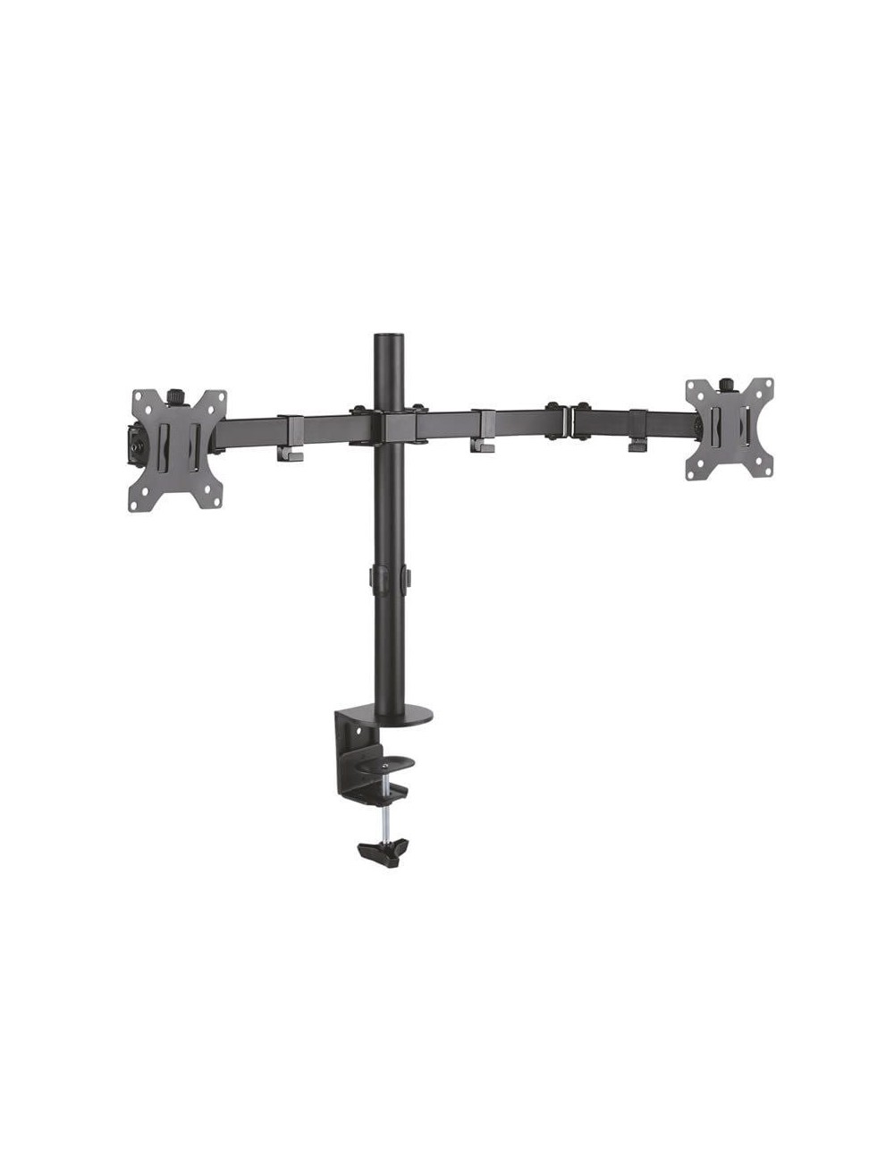 Soporte de Mesa para 2 Monitores Aisens DT32TSR-041/ Giratorio/ Inclinable/ hasta 8kg