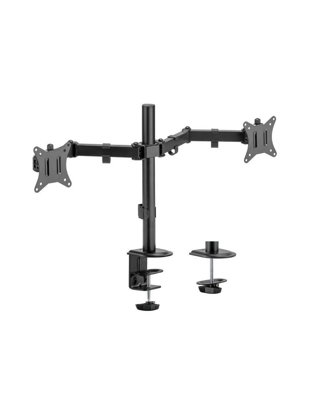 Soporte de Mesa para 2 Monitores o TV Aisens DT32TSR-149/ Giratorio/ Inclinable/ hasta 9kg
