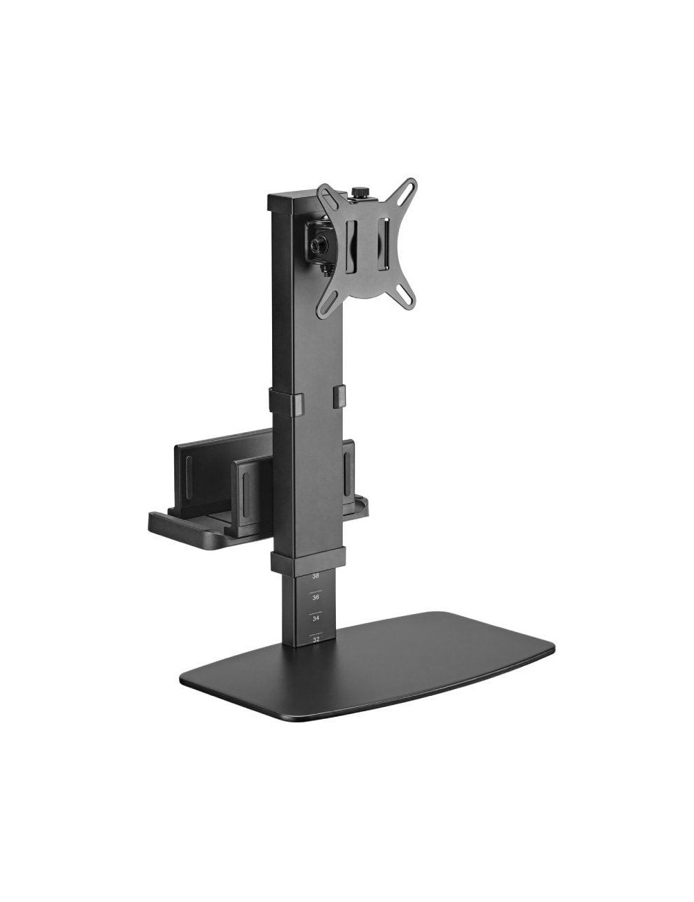 Soporte de Sobremesa para Monitor,TV y MiniPC Aisens DT32TSR-165/ Giratorio/ Inclinable/ hasta 8kg