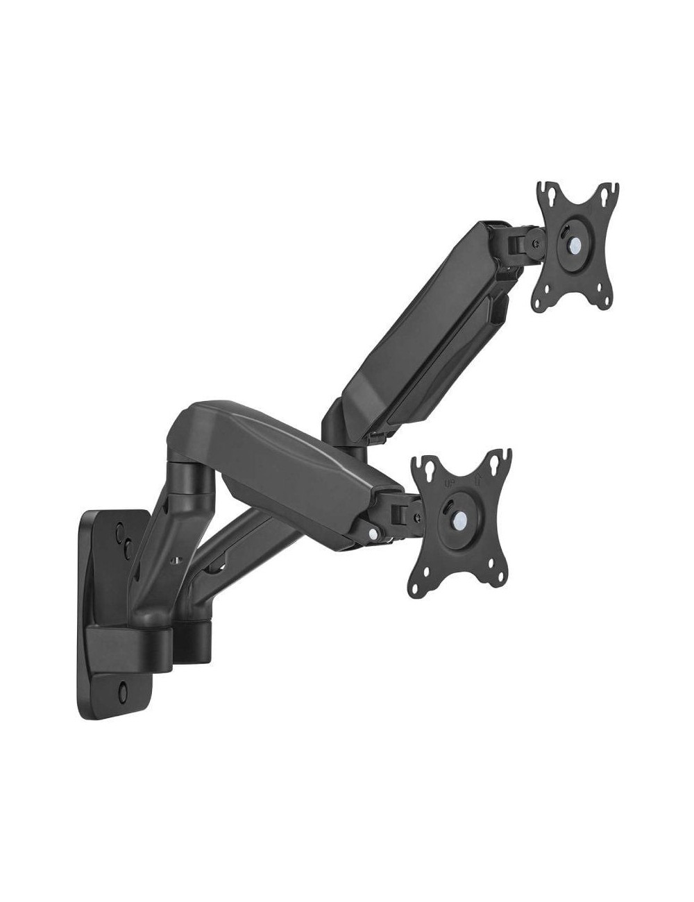 Soporte de Pared para 2 Monitores o TV Aisens WT32TSR-225/ Giratorio/ Inclinable/ hasta 9kg