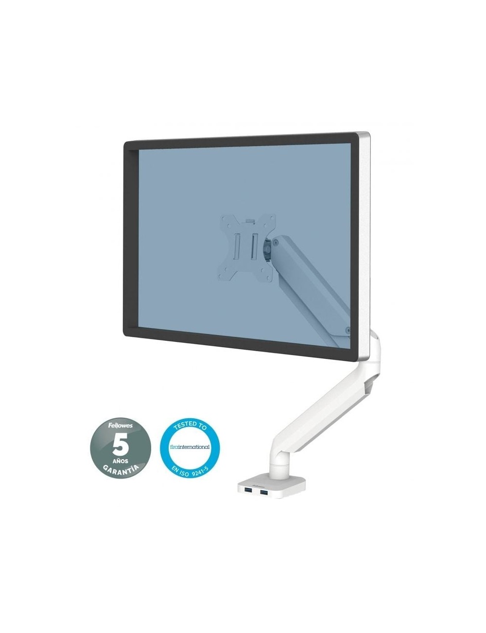 Soporte de Mesa para Monitor Fellowes 8056201/ Giratorio/ Inclinable/ hasta 8kg