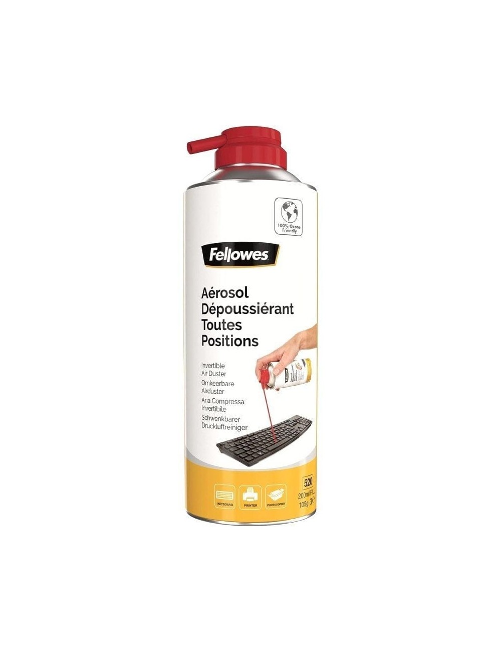 Spray de Aire a Presión Fellowes 9974804/ Capacidad 200ml