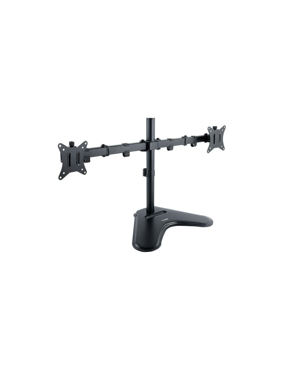 Soporte de Sobremesa para 2 Monitores TooQ DB1702TN-B/ Giratorio/ Inclinable/ hasta 9kg