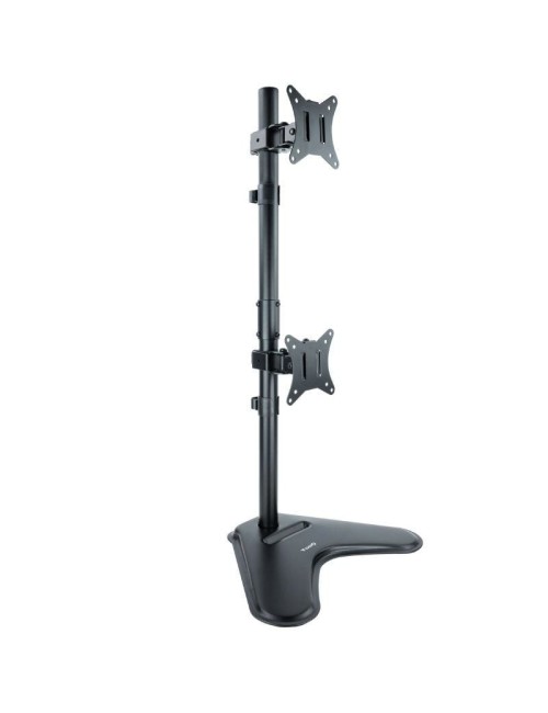 Soporte de Sobremesa para 2 Monitores TooQ DB1703TNV-B/ Giratorio/ Inclinable/ hasta 9kg