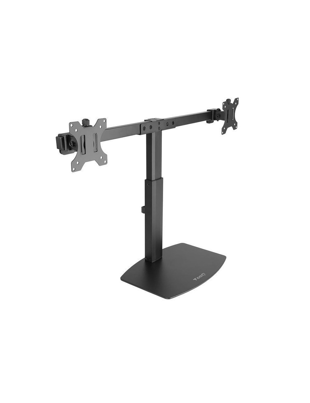 Soporte de Sobremesa para 2 Monitores TooQ DB1727TN-B/ Giratorio/ Inclinable/ hasta 6kg