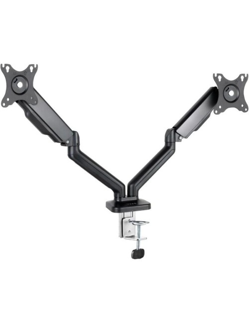 Soporte de Mesa para 2 Monitores TooQ DB5132TNR-B/ Giratorio/ Inclinable/ hasta 9kg