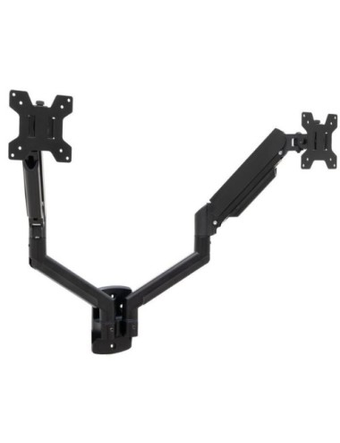Soporte de Pared para 2 Monitores TooQ LP1434TNR-B/ Giratorio/ Inclinable/ Rotatorio/ hasta 10kg