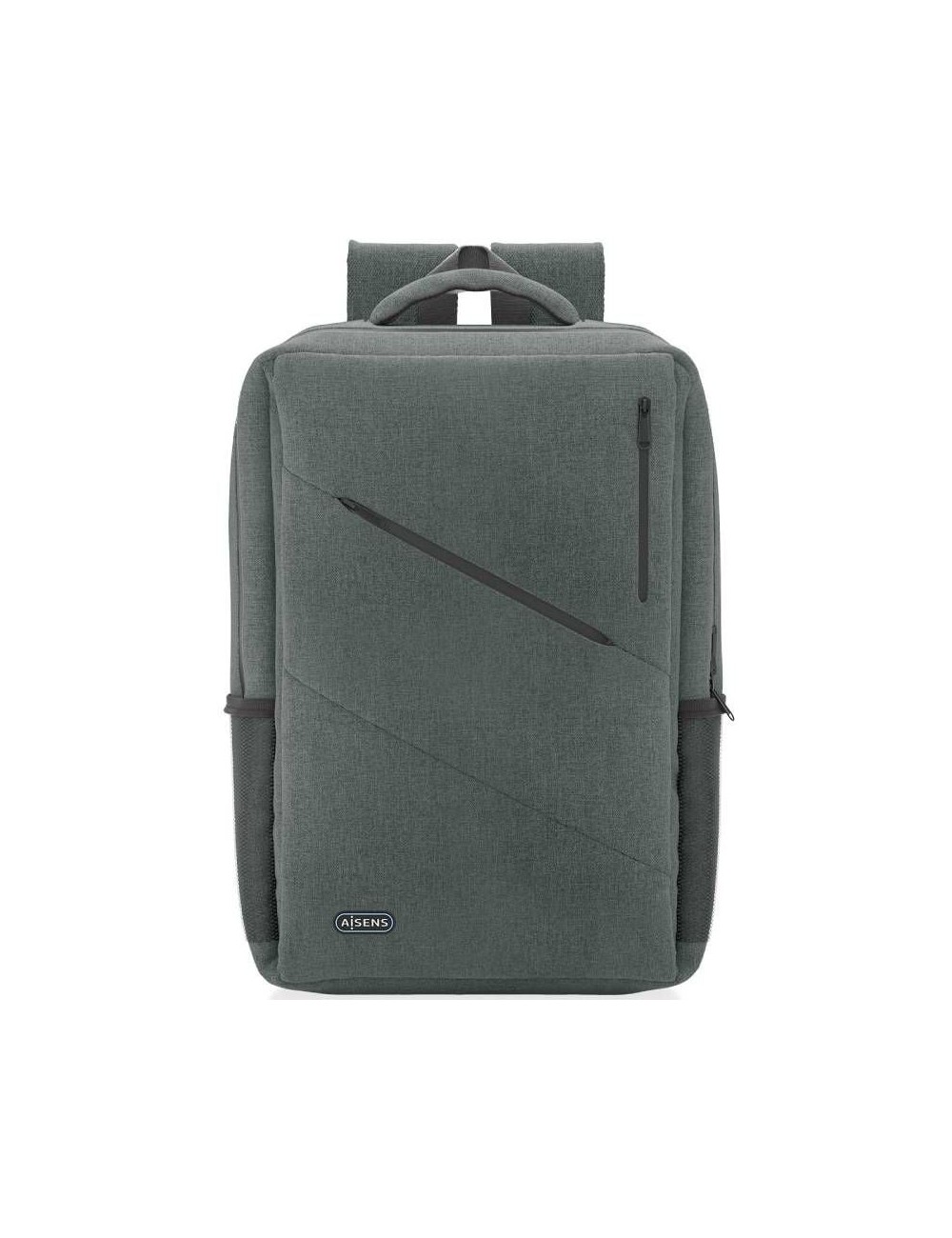 Mochila Aisens Urbana y de Oficina ASBG-BP085-GR para Portátiles hasta 15.6'/ Gris