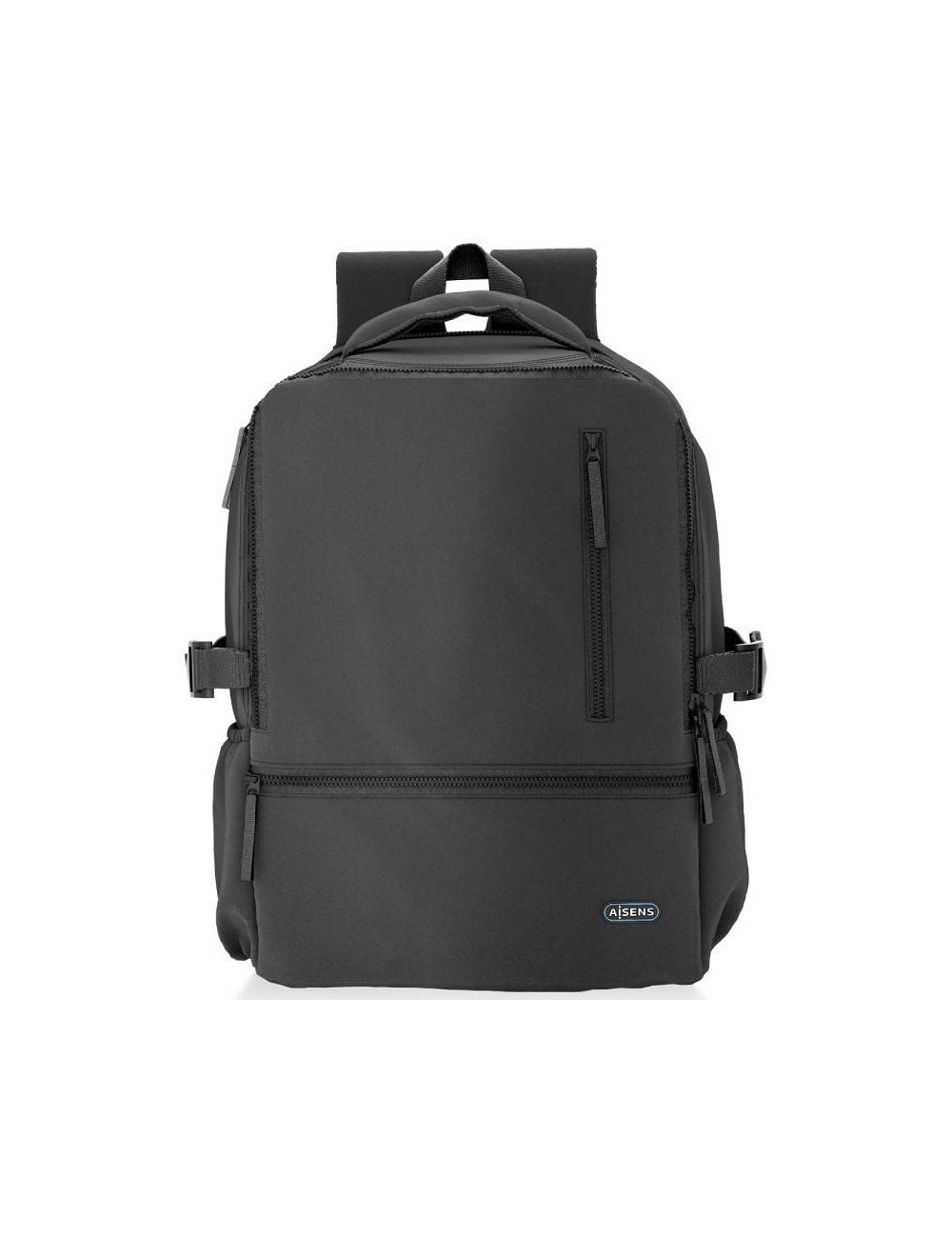 Mochila Aisens ASBG-BP086-BK para Portátiles hasta 15.6'/ Impermeable/ Negro