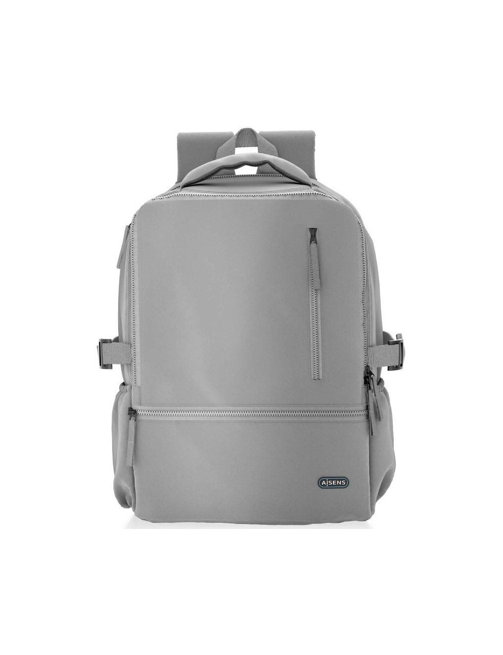 Mochila Aisens ASBG-BP087-GR para Portátiles hasta 15.6'/ Impermeable/ Gris