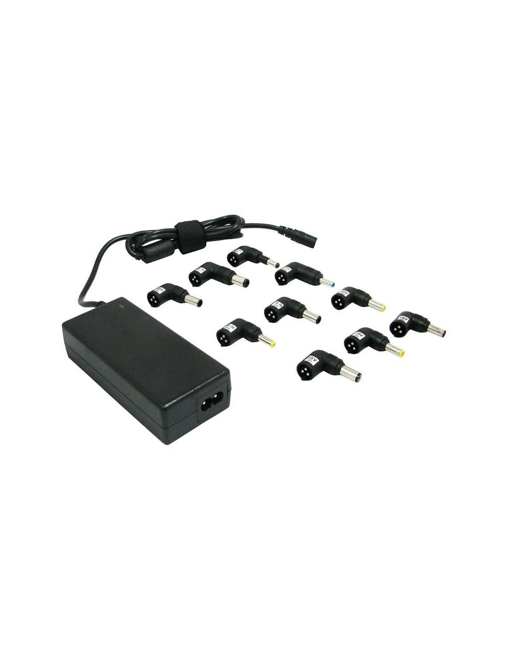 Cargador de Portátil Leotec/ 70W/ Automático/ 10 Conectores/ Voltaje 15-20V