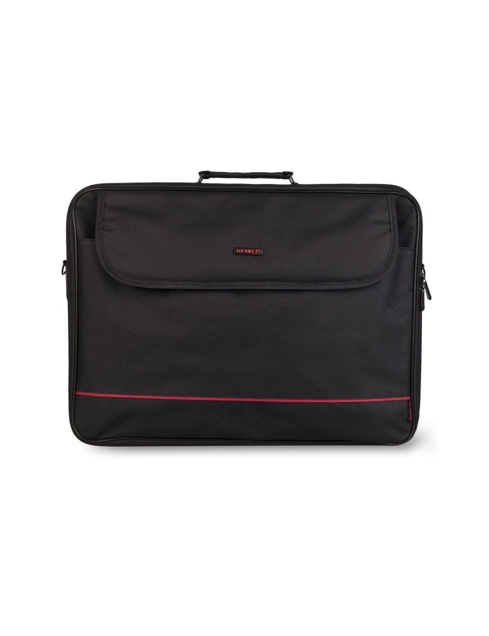 Maletín Monray Passenger Plus para Portátiles hasta 18'/ Cinta para Trolley/ Negro