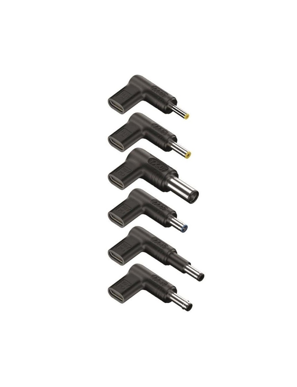 Pack 6 Clavijas para Portátil HP NGS BUD-H/ DC - USB Tipo-C