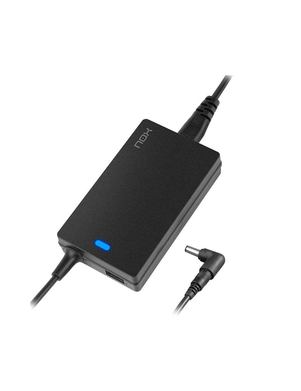 Cargador de Portátil Nox 65W/ 65W/ 1xUSB/ Automático/ 10 Conectores/ Voltaje 15-20V