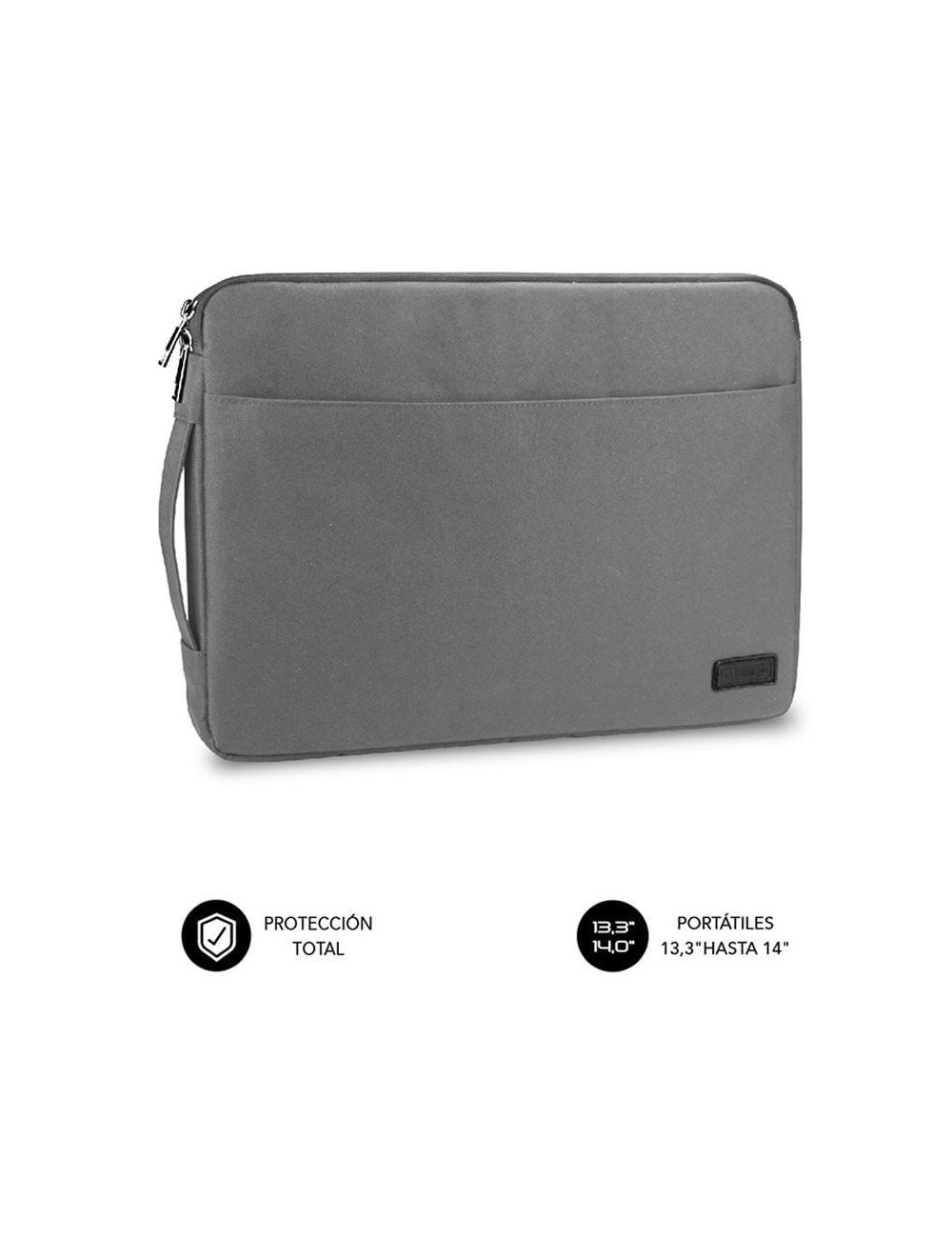 Funda Subblim Urban Laptop Sleeve para Portátiles hasta 14'/ Gris