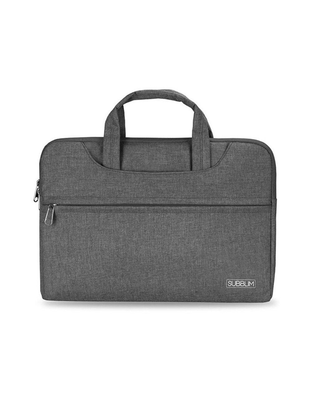 Maletín Subblim Business Laptop Sleeve para Portátiles hasta 15.6'/ Cinta para Trolley/ Gris