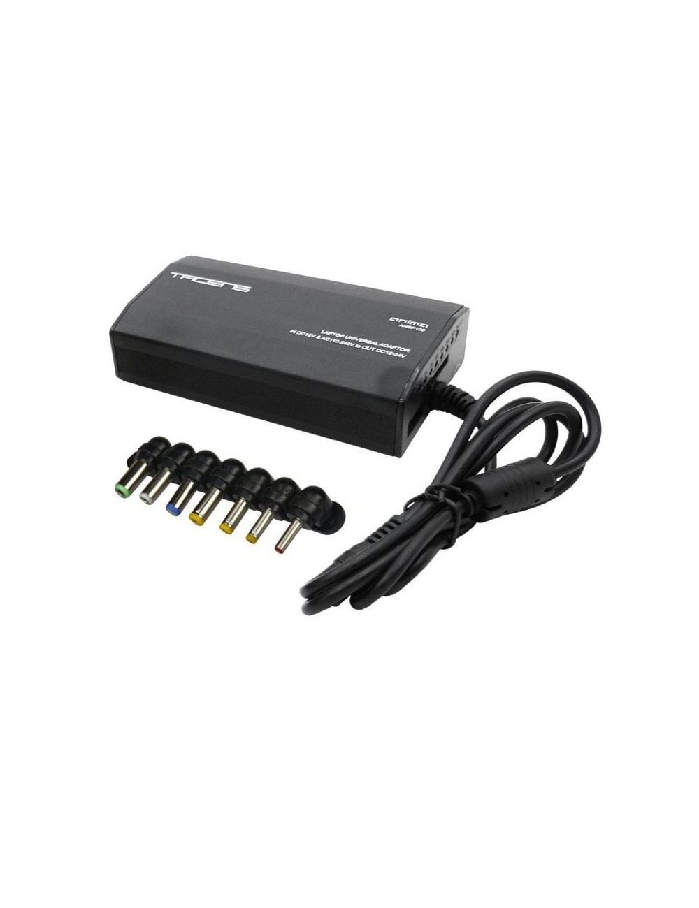Cargador de Portátil Anima ANBP100/ 1xUSB/ 100W/ Manual/ 8 Conectores/ Voltaje 12-24V