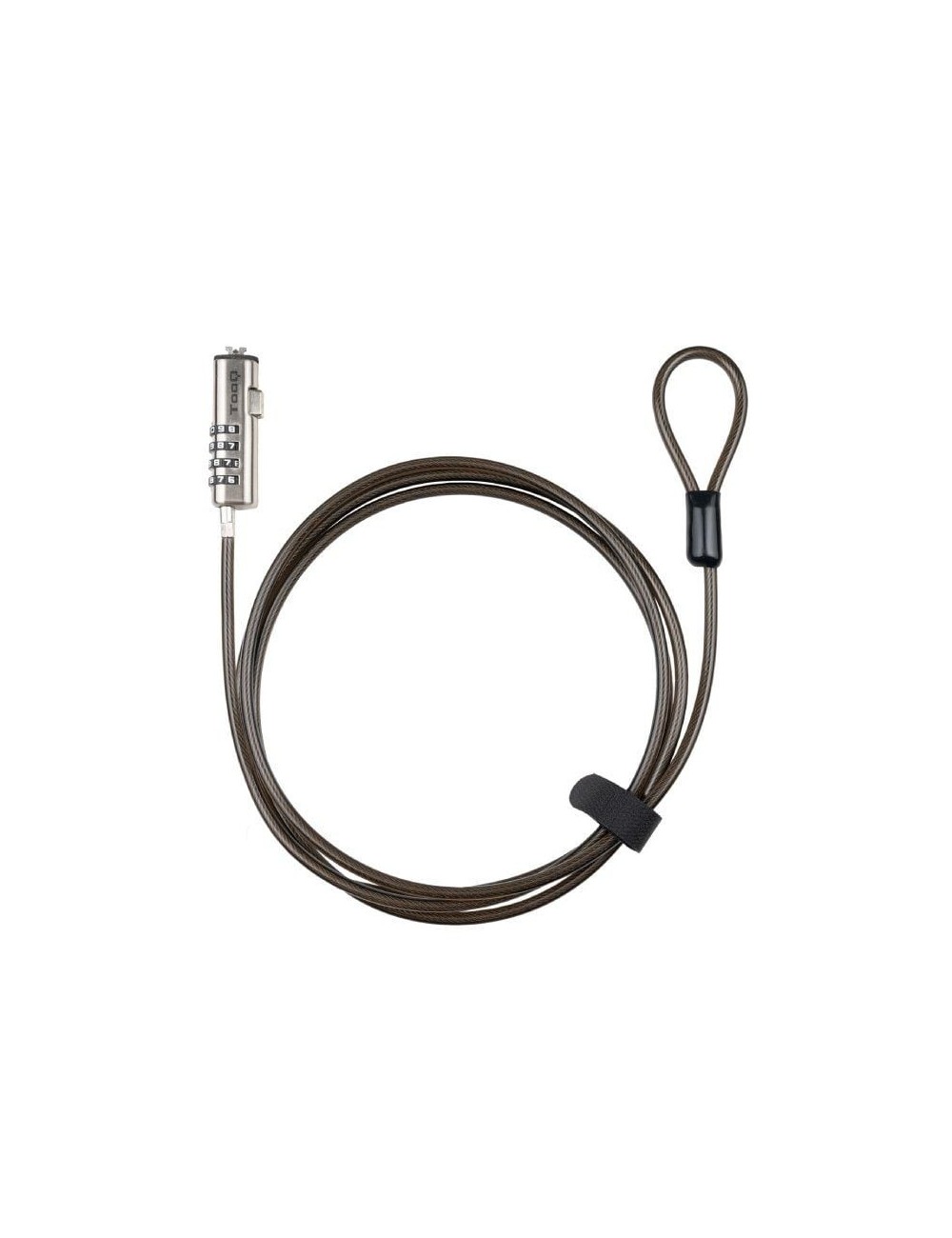 Cable de Seguridad Tipo NANO para Portátiles TooQ TQCLKC0035-G/ 1.5m