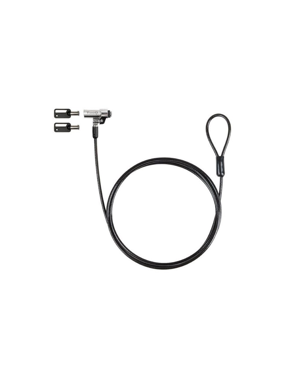 Cable de Seguridad Tipo NANO para Portátiles TooQ TQCLKC0045-G/ 1.5m