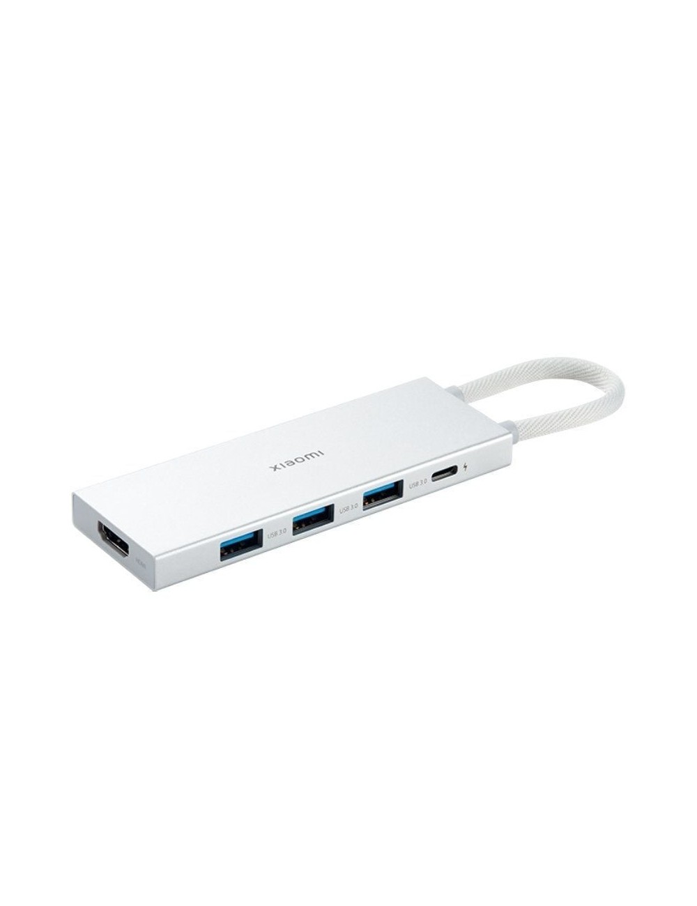 Docking USB 3.0 Tipo-C Xiaomi 5 en 1/ 3xUSB/ 1xUSB Tipo-C PD/ 1xHDMI/ Blanco
