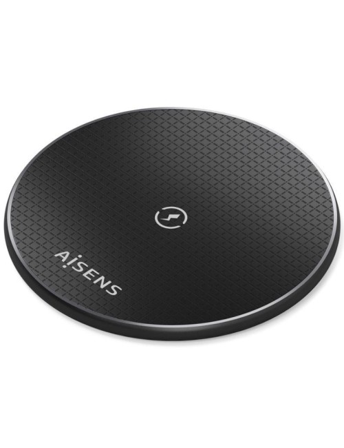 Base de carga Inalámbrica Aisens ASCH-15W1WC058-BK 15W/ Negro